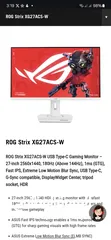  1 شاشة  asus 27 inch 180hz 2k