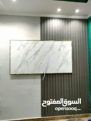  3 معلم دهانات وتركيب بديل الرخام وبديل الخشب وتركيب ورق الجدران