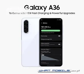  2 SAMSUNG A36 (256GB) NEW/// جديد سامسونج A36 المميز بافضل سعر لدى فليك اكسبرس