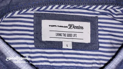  4 قميص توم تيلر  Tom Tailor جديد وارد المانيا 100% قطن