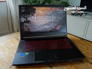  14 لابتوب گيمنگ msi كور i5 جيل عاشر كارت شاشة GTX 1650 رام 16 هارد 512