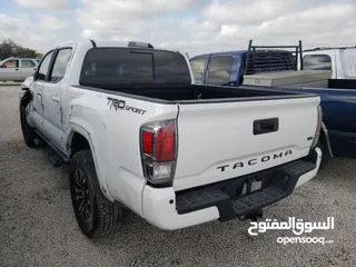  17 Toyota Tacoma Double Cab 2021 White 3.5L 6