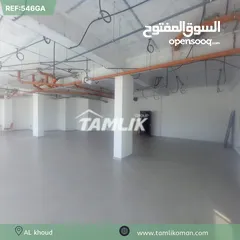 3 Showrooms area for Rent in AL khoud  REF 546GA