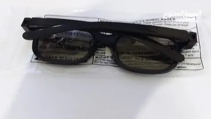  2 نظارة رؤية ثلاثية الأبعاد للتلفاز