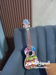  4 4 strings new body  custom body  ukulele(  آلة  (مش جيتار