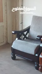  11 طقم موريس خشب زان 7 مقاعد