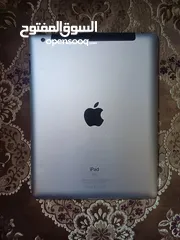  3 أيباد أبل الجيل الثالث نسخة السيم كارت - iPad 3rd Gen, Cellular model مع شاحن وكفر و شاشة حماية