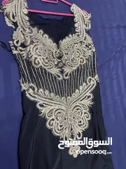  2 فستان سهره لون اسود مستعمل مره وحده فقط