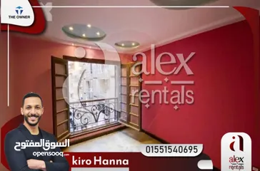  2 شقة للايجار 140 م ستانلي شارع عبدالعزيز فهمي