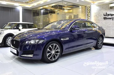  1 Jaguar XF 25t ( 2017 Model ) in Blue Color GCC Specs