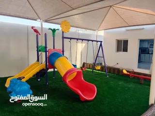  30 ألعاب مرجيح وزحليق تجهيز روضات طاولات وكراسي سبوارات ارفف دواليب