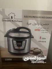  1 طنجرة ضغط كهربائية و قلاية هوائية 2في 1