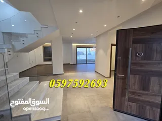  2 فيلا فاخرة ثلاثة طوابق للايجار ( للمؤسسات والسفارات ) مساحة 350 م رام الله - الطيرة
