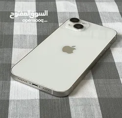  1 iPhone 14 plus silver 128GB used like new