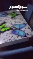  3 طاولة سفر سكريت(قزاز)   لون ازرق