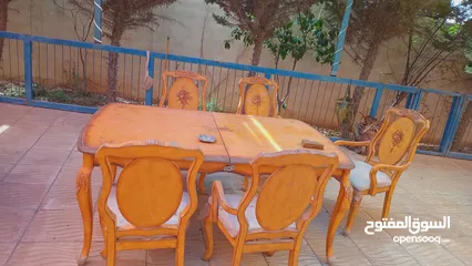  1 طاولة سفره خشب زان