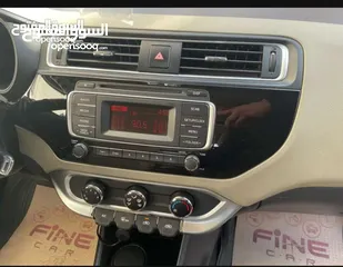  1 مسجل كيا ريو 2015 بحالة الوكالة بسعر حرق