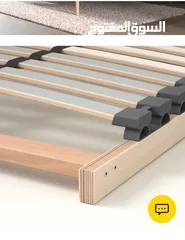  3 BJÖRKSNÄS bed frame ikea \اطار سرير ايكيا