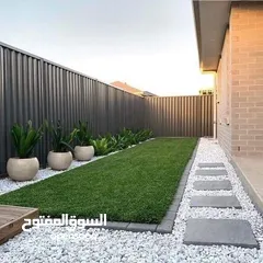  14 نجيل طبيعي للحدائق M5 - صنف وعرض مميز