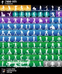  4 حساب فورت نايت فيه سيزون 3 و سكنات نادره الحساب في الصور