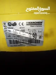  2 مضخة غسيل كارشر بحالة الوكالة استعمال خفيف