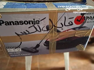  4 مكنسه كهربائيه باناسونيك ياباني 1700 احمر
