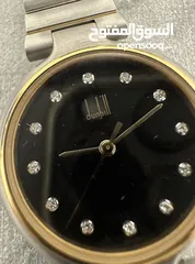  3 ساعة دينهيل بمينا أسود ومؤشر ألماس  Dunhill Watch Millennium Black Dial Diamond Index Quartz Used