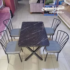  3 ميز طعام مع اربع كراسي