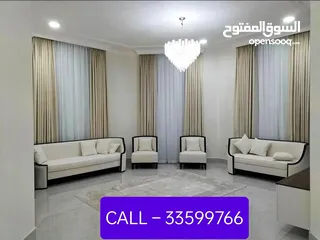  6 repair sofa @ new sofa  @ window curtains  @ majlis arodia @ wallpaper