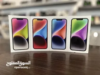  8 iPhone 14. (128GB/256GB) جديد كفالة شرق اوسط يوجد بكج اصلي