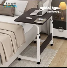  2 مكتب طلابي عملي ومتنقل بترتيب عصري وجديد  سطح واسع بيساع لابتوب وكتب وأدوات مدرسية  عجلات قوية
