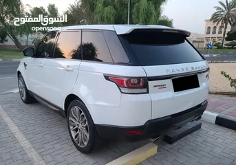  6 RANGE ROVER 2016 SPORT HSE V6 , GCC , ACCIDENT FREE , ORIGINAL PAINT