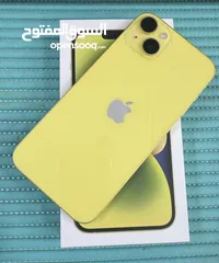  4 iPhone 14 Plus 256 GB Yellow Used !