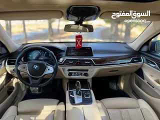  15 BMW 740i///2016  السيارة  فل الفل اضافات  فحص نخب نخب  بي ام دبليو