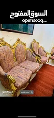  2 طقم كنب 8 مقاعد مع طربيزه للبيع