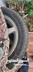  2 جنط انكي 15 ياباني اصلي مخفف مختم