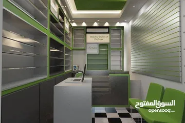  3 محل للبيع او الضمان بسعر مغري جدا ومجهز بديكور كامل