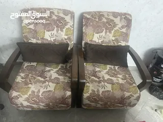  4 غرفة نوم كاملة + سرير بيبي ابيضّ + طقم كنب