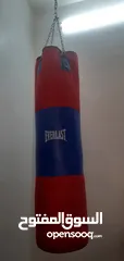 1 العرض لفترة محدودة!!  كيس ملاكمة قماش EVERLAST +اثنين رباط لحماية الأيدي عند الملاكمة +تعليقة كاملة
