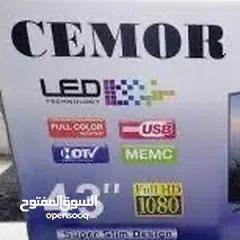  1 شاشه سيمور 43 بوصه عادي مش سمارت