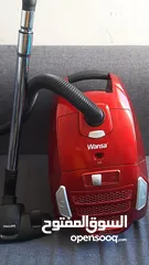  1 مكنسة كهربائية مع كيس ماركة وانسا 2400W شغاله 100% قوة شفط عاليه Wansa Canister Vacuum Cleaner, 2400