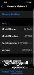  10 سماعة Airpods 3 كوبي ماستر طبق الاصل استعمال شهر مع علبتها