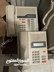  4 مقسم تلفونات ماركة Nortel Norstar صناعة أمريكية عدد 8 اجهزة مع شاشات بحال الجديد