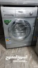  2 غسالات الجي 7 كيلو  100 دوره  شاشه رقميه  12 برنامج لون سلفر  مستعمل بحالة ممتازة