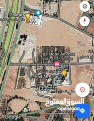  1 أرض مميزة على طريق المطار بجانب قصر الصايغ و فندق آوبال