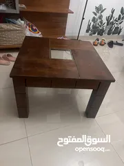  3 طاوله خشبيه مربعه