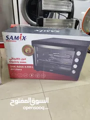  2 عرض نااار على فرن سامكس كهربا 60 لتر 2000 واط مع شواي ومروحه
