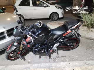  5 الدراجه جي اس ار 750 2016 ممشى 48000 مرخص لشهر 3/2026 دراجه بحاله الوكاله