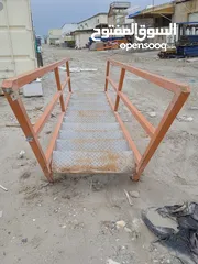  3 Steel landing stairs