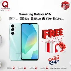  1 SAMSUNG A16 ( 256GB ) / RAM 8 NEW /// سامسونج جهاز ايه 16 رام 8 وذاكرة 256 الجديد